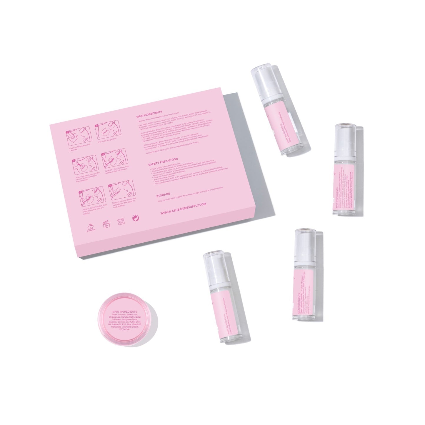 Lash Lift Kit & Brow Lamination 2-1 PRO by iLash Barbies