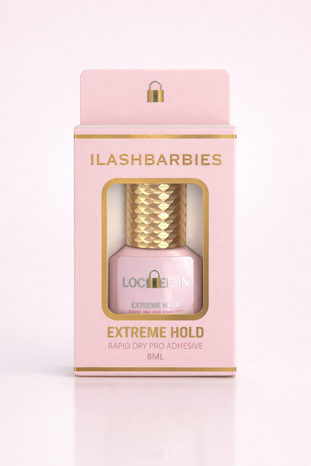 LOCK🔒ED IN  ADHESIVE