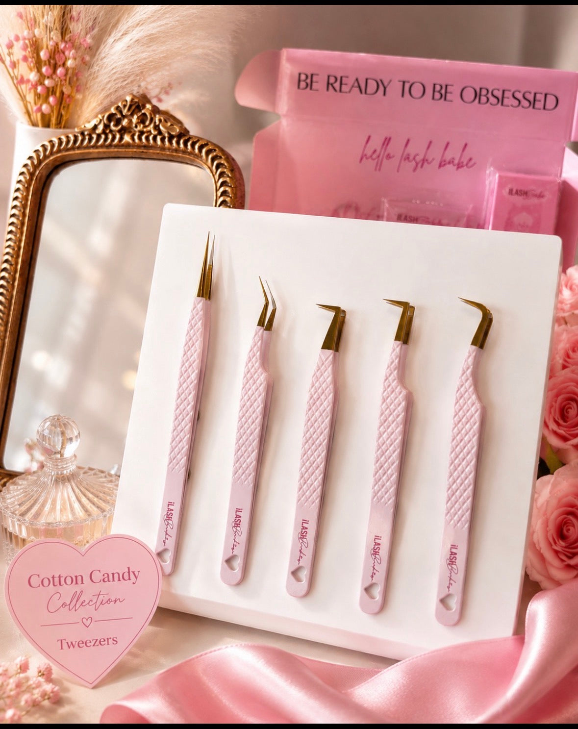 Cotton Candy Collection Tweezers